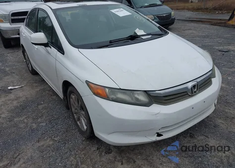 2012 Honda Civic Ex z USA, uszkodzony, nr VIN 19XFB2F89CE110554